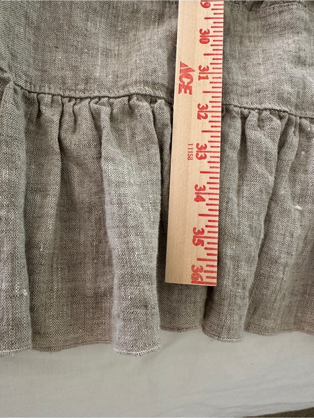 Heart’s Desire Mary Grace Janis Linen Maxi Skirt Oatmeal M NWT - Picture 8 of 10